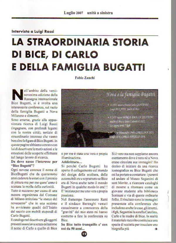 2007- articolo UnitÖ a sinistra sul Premio 001 2007- articolo UnitÖ a sinistra sul Premio 001