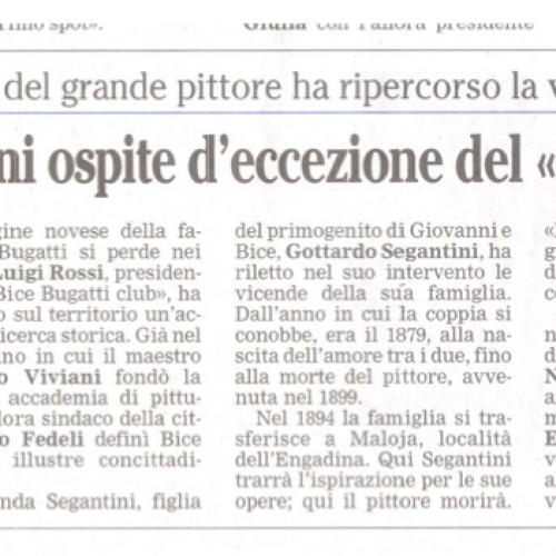 2009 gioconda segantini - giornale di desio 30 giugno