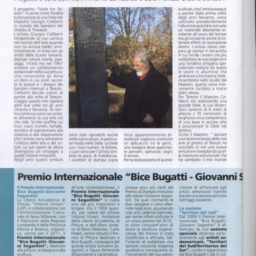 informatore comunale Nova Milanese 2011 maggio premio bice bugatti giovanni segantini (1)